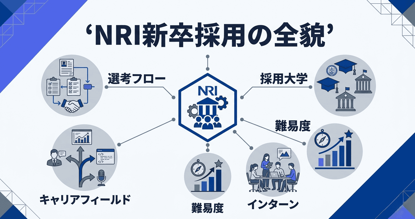 野村総合研究所 新卒採用完全ガイド|選考フロー・難易度を解説